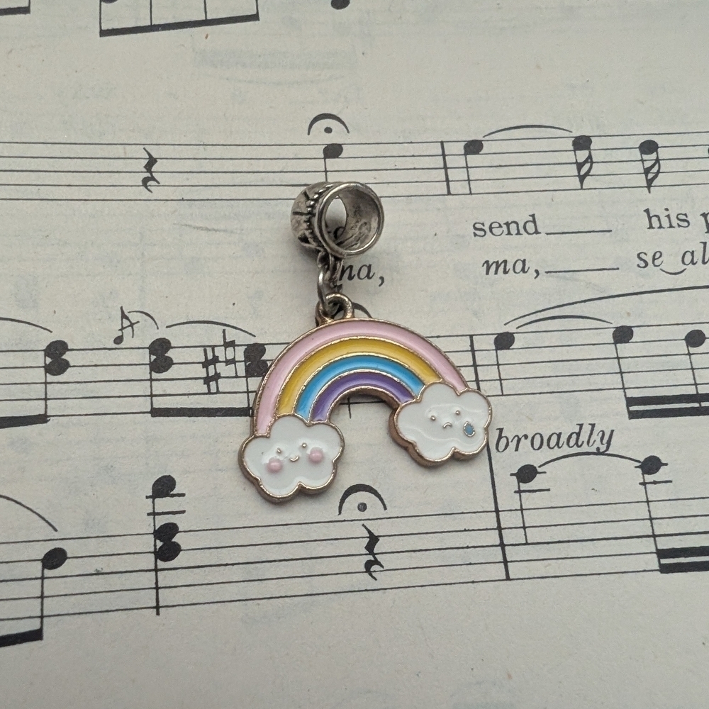Rainbow Charm Pendant for Kids